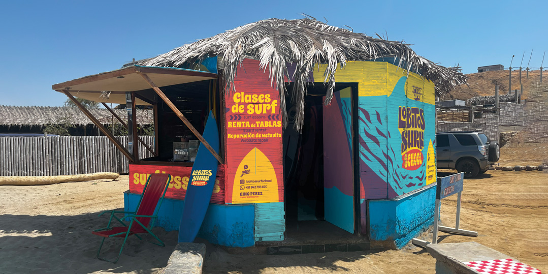 caseta lobitos surfschool
